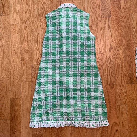 [Sold] True vintage 1960s two piece set ruffle shift dress and shorts mod Barbie - Picture 9 of 13